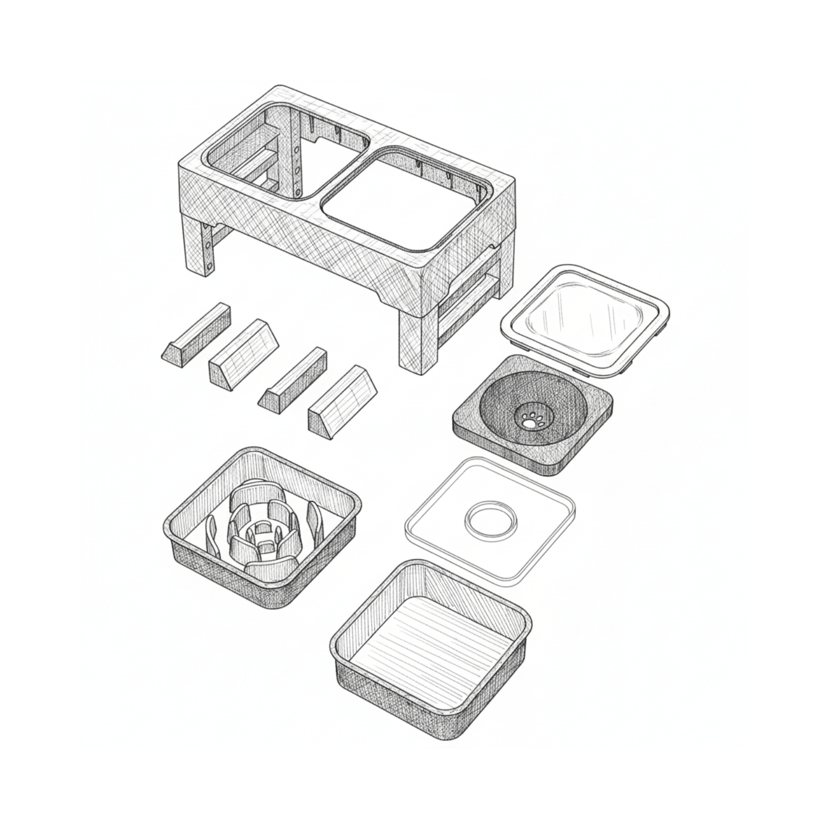 3xR™ Ruokinta-asema - kolme hyötyä!