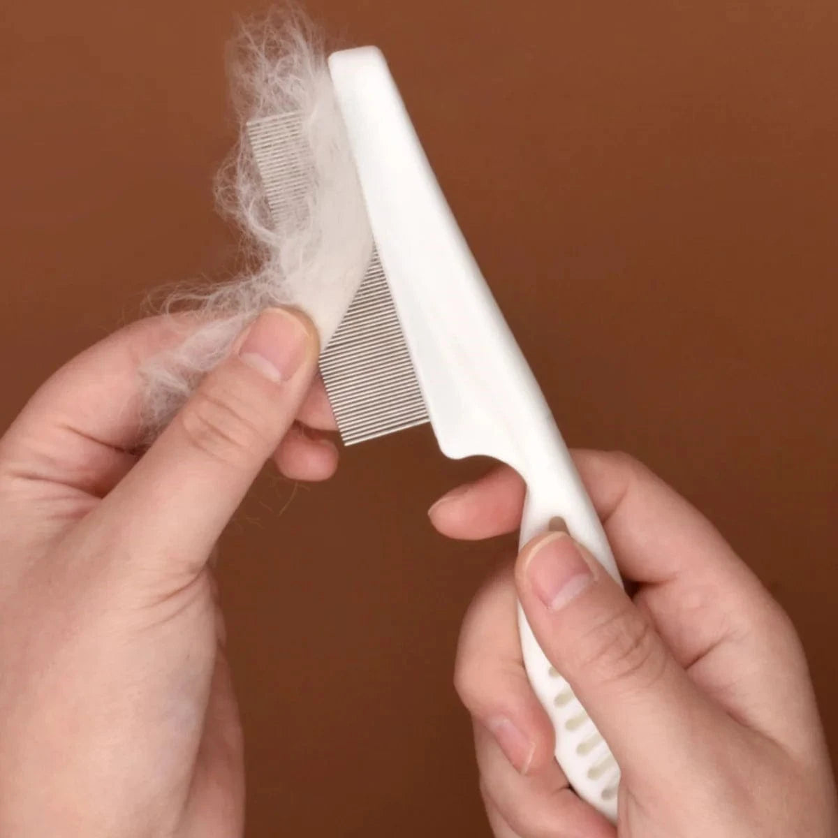 Valkoinen kirppukampa - Tukkukoira