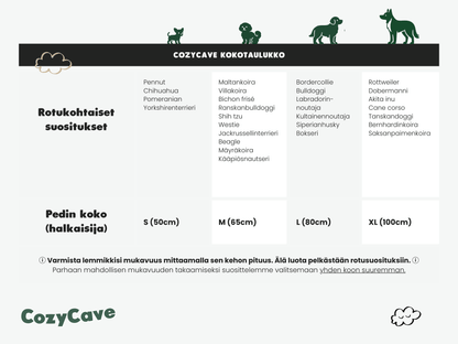 CozyCave™ rauhoittava luolapeti koirille